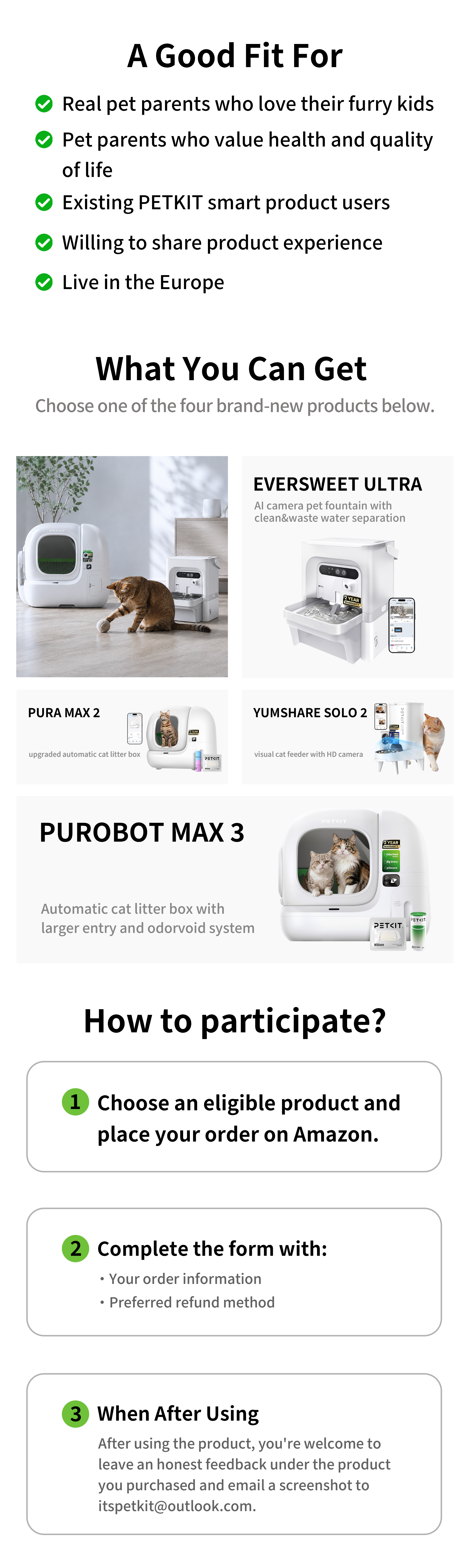 Product Trial Instructions